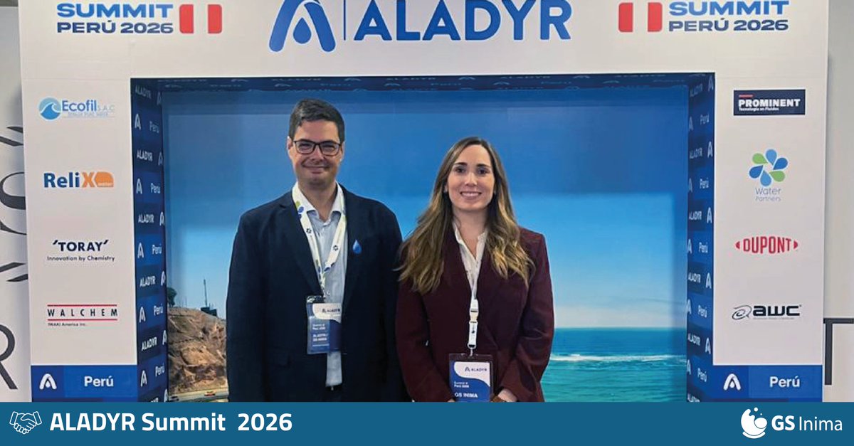 GsInima's tweet photo. 💧¡Presentes en el #ALADYRSummit Perú! 
Nuestros expertos Eduardo Pedroza y Beatriz Saiz compartieron soluciones estratégicas y modelos de gestión avanzados para transformar la realidad hídrica de la región.
Seguimos impulsando un futuro resiliente. 🌏

#WeInima #SeguridadHídrica https://t.co/fnKALpDdjh