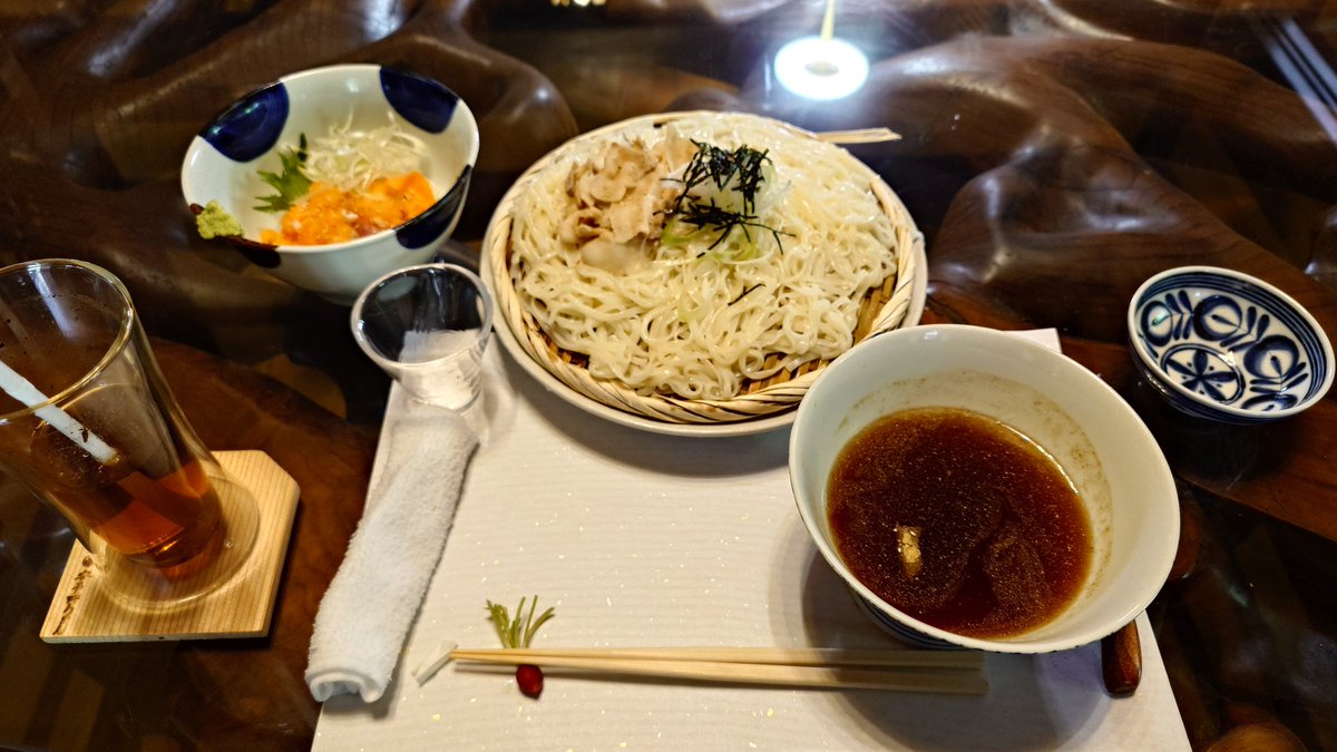 もちろん一緒に安曇野うどんにも行ってきました
うどんで量が足りるかな？と思ってましたが
丼が付いてきて、味も量も満足でした😆
