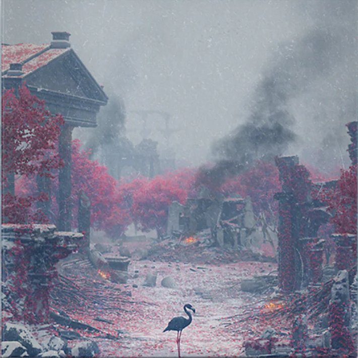 So cool how the new album art reflects the state of the fandom after all the copyright strikes