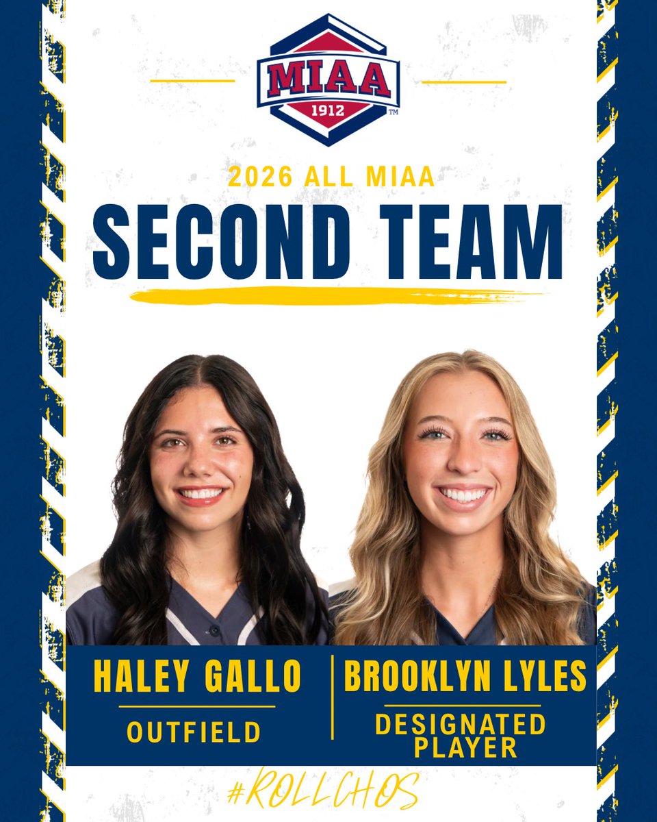 UCOSoftball's tweet photo. ICYMI 👀

Shoutout to our Bronchos on earning All MIAA Honors 💥💪🏼
#rollchos🐴 https://t.co/knzoaTjpGD