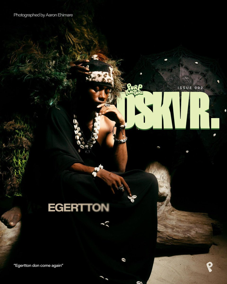 musikplug_com's tweet photo. Egertton for Purp Kulture’s DSKVR Issue 002. https://t.co/6APZ0lPGwH
