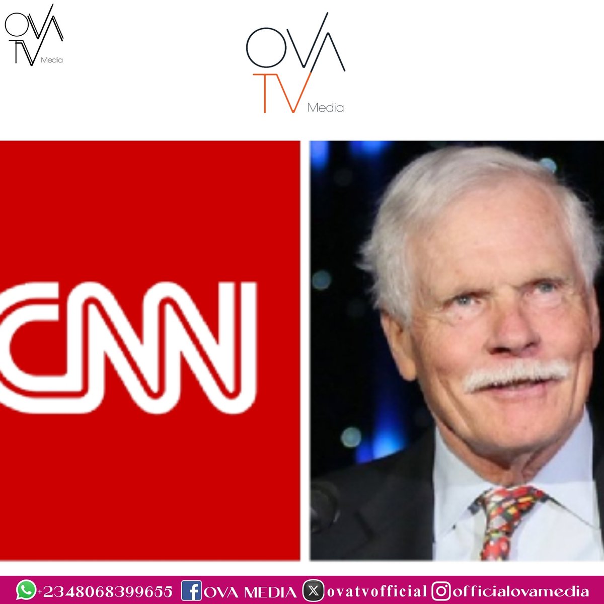 CNN founder, Ted Turner, has died at 87 after battling dementia 💔🕊️