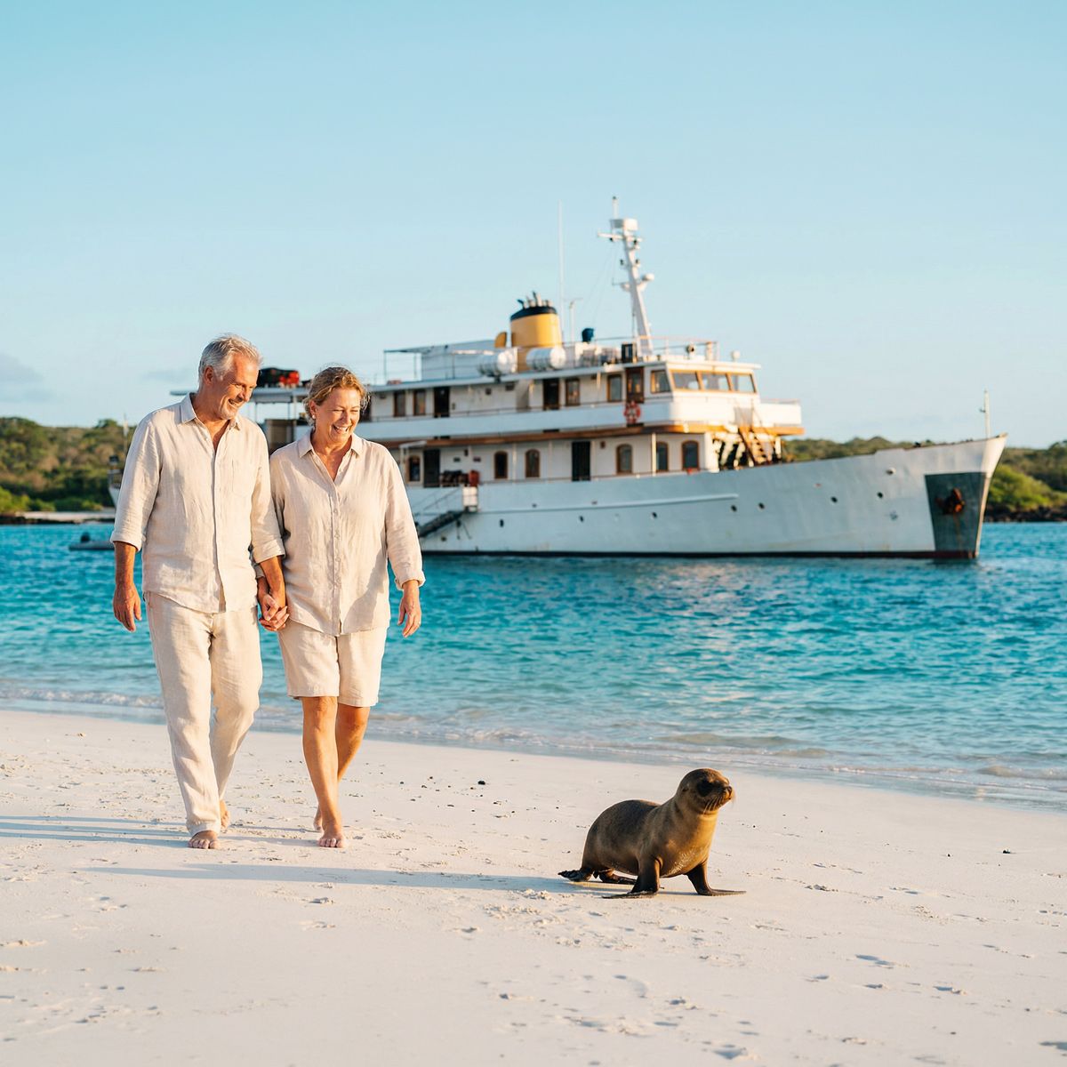 QuasarEx's tweet photo. 🔴 Live from the #GalapagosIslands tomorrow at 8PM EST.

Two of Quasar’s Naturalist Guides, Monica aboard Grace and Boli aboard Evolution, will join us from the islands. Wildlife insights, onboard life, live Q&amp;A with Fernando Diez.

Save your seat: https://t.co/mlrXnI5fQX https://t.co/yhrYhRwyHW