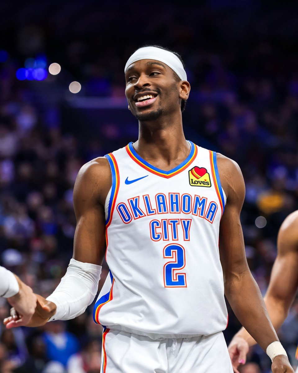 BigStub's tweet photo. Reigning MVP ⚡ Reigning Champions. SGA and the Oklahoma City Thunder are on a mission to repeat. Grab your tickets on BigStub.

photo credit: @okcthunder https://t.co/CAZmjsKtYn