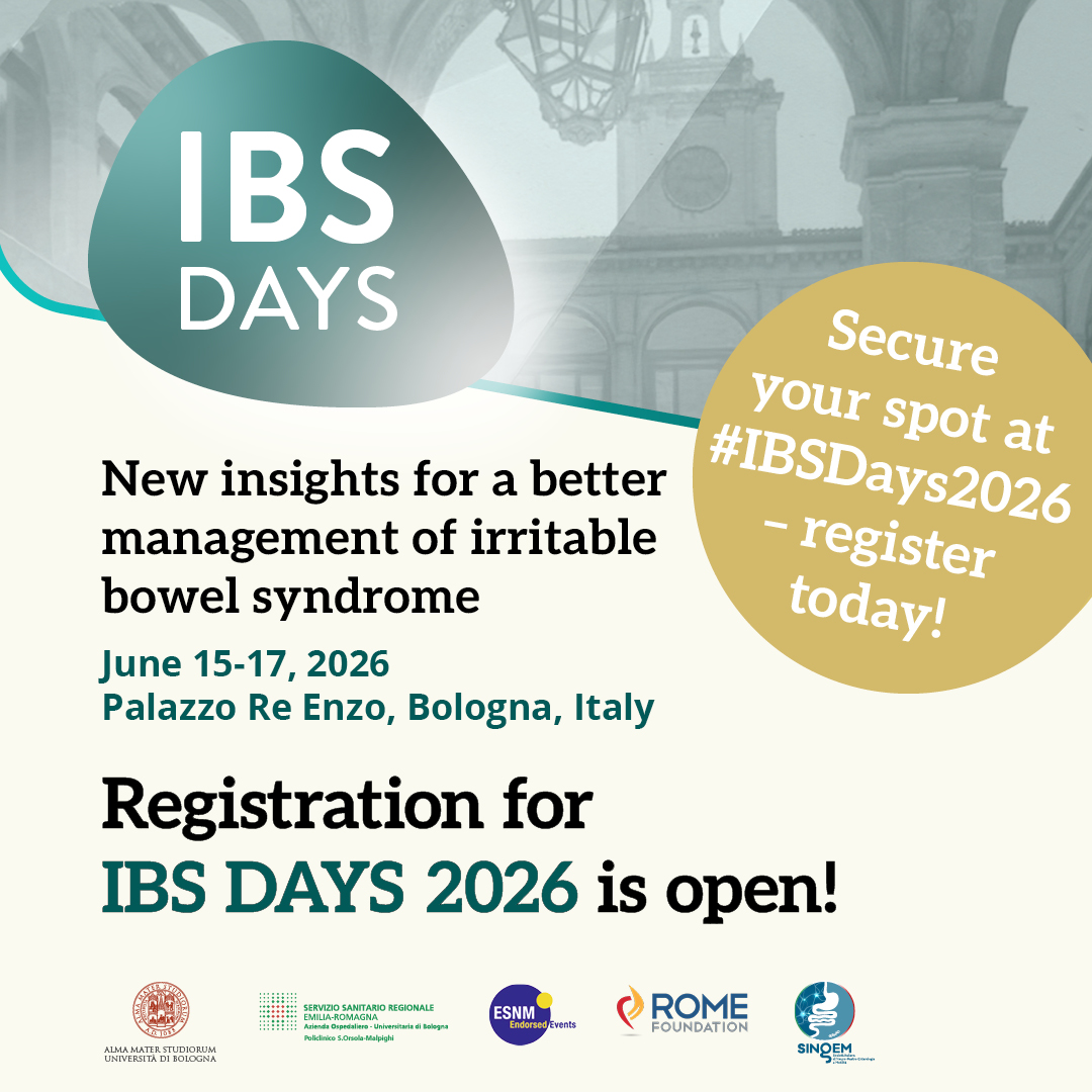 ibs_days's tweet photo. Registration is now open for #IBSDays2026. Join an international community of clinicians and researchers dedicated to advancing the understanding and management of irritable bowel syndrome and disorders of gut–brain interaction 👉 https://t.co/NWEVYawQo9 #IBS #GutBrainAxis https://t.co/wLBOPShP7K