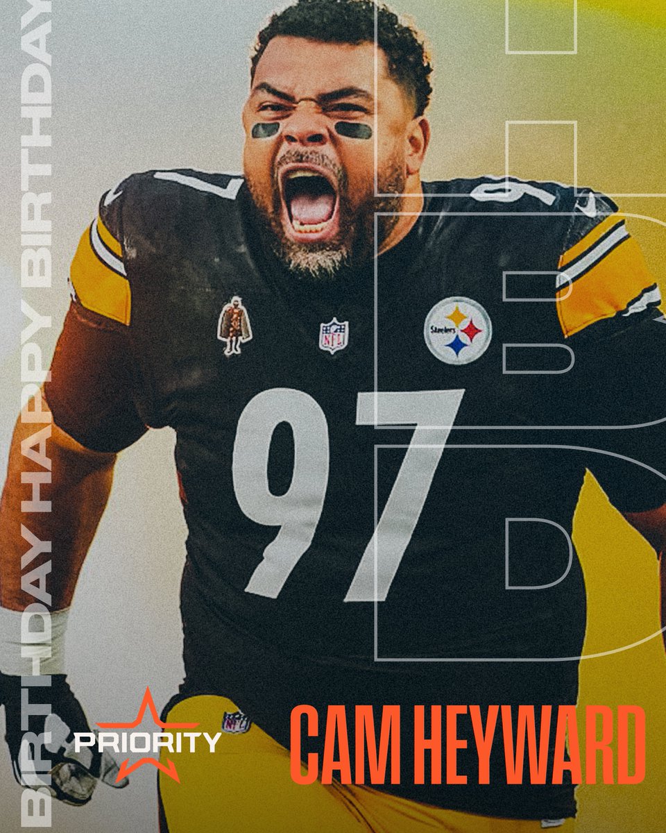 PrioritySports's tweet photo. Wishing our guy @CamHeyward a happy birthday! 🥳 https://t.co/rVLRwg5h4q