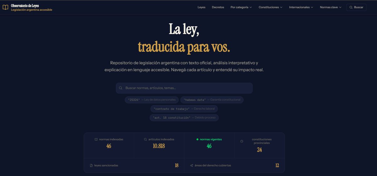 EitnerAriel's tweet photo. dentro de poco sale a la cancha, estoy siendo riguroso en la carga y comprension de los datos
esto no reemplaza a un abogado ni es asesoramiento juridico, lo unico que pretendo es que la gente pueda comprender y encontrar mas facilmente las leyes, recuerden compartir https://t.co/2klSgVwYfb