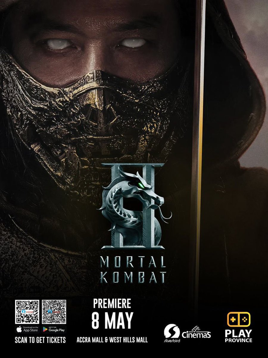 PlayProvince's tweet photo. Entering the REALM with @SilverbirdGhana ⚔️🔥

Got what it takes? Come beat PlayProvince Admin for  Ghs 1k.

Get ready for battles, vibes, and pure entertainment at Accra Mall & West Hills Mall.

Tickets details dropping soon 👀

#MortalKombatII #PlayProvince #GamingCulture #Esports #RealmAwaits #FinishHim #UltimateExperience
