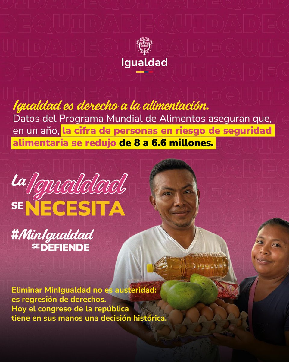 MinIgualdad_Col's tweet photo. Las brigadas que llevaron alimentos y asistencia a miles de familias no son ideología: son el Estado, a traves del MinIgualdad, llegando a donde se necesita, de manera articulada y con enfoques diferenciales. Nosotros lo hicimos posible. #MinIgualdadSeDefiende https://t.co/dYRQ2TMG0G