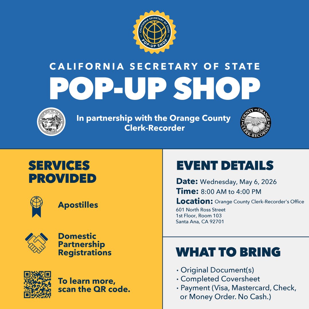 California Secretary of State tweet media