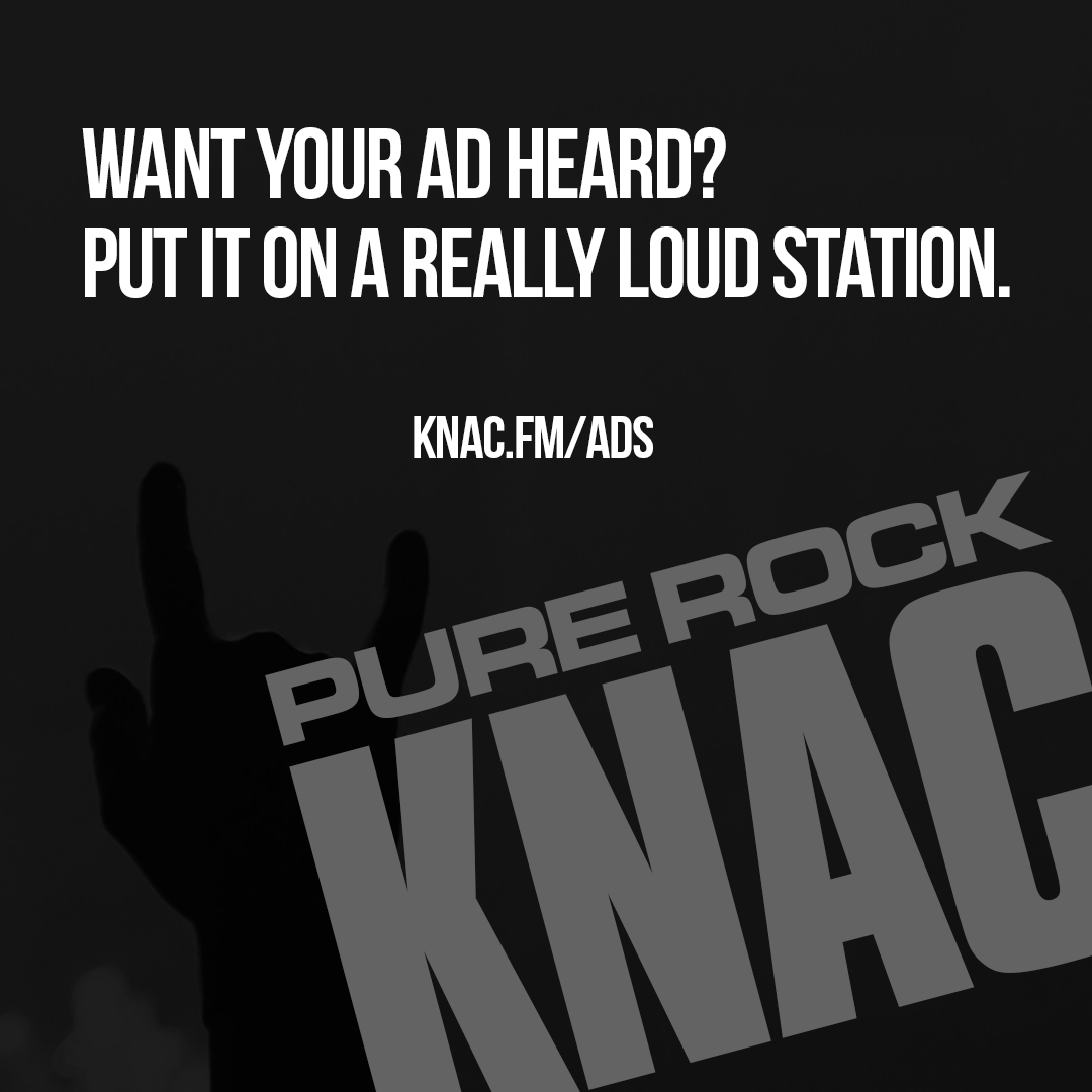 knacfm's tweet photo. 💀 #unfknblvbl reach! unfknblvbly affordable. Pure Rock🤘#KNAC. ▶️ https://t.co/Edg4inpXm8 For brands, bands, and bars! https://t.co/CaDaFgY7x0