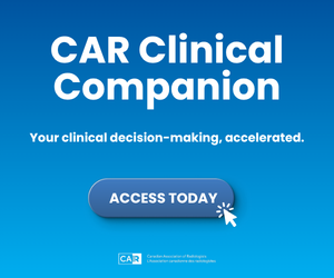 Canadian Association of Radiologists Journal tweet media