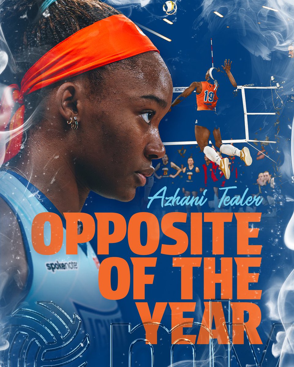 IndyIgniteVB's tweet photo. The standard. 

Azhani Tealer, Opposite of the Year 💪 https://t.co/yEBDshzDdq