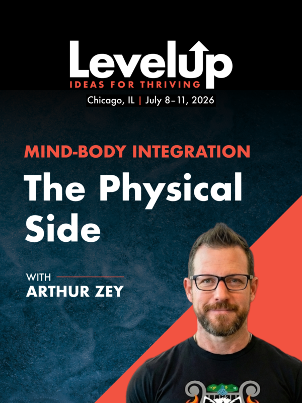 ObjStdInstitute's tweet photo. Many thoughtful people accept mind-body integration in theory but fall short on the body part in practice. 

In this talk, Arthur Zey will make the case for treating exercise and nutrition as vital elements of a flourishing life—and share practical, sustainable approaches to training and eating healthfully. You’ll leave with a clear framework and concrete next steps for integrating mind-body integration into your life.

Get your ticket to LevelUp. 👏