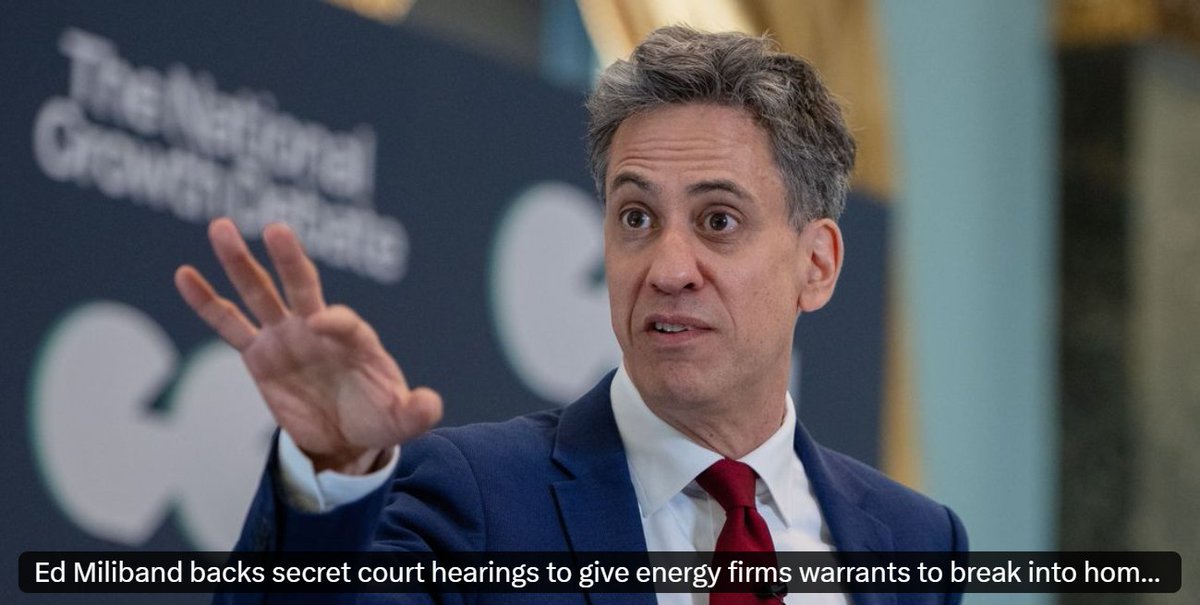 Ed Miliband supports allowing power companies to break into your home and fit a smart meter.

When we finally rid ourselves of this dangerous idiot he must never be allowed to hold power in the UK again.