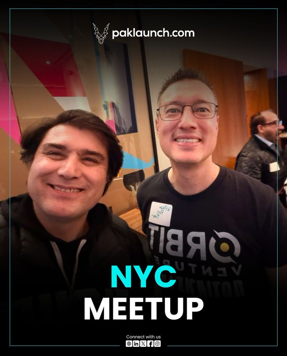 paklaunchdotcom's tweet photo. A glimpse into our NYC Meetup bringing together founders, investors, and innovators for meaningful connections and powerful conversations.
From ideas to collaborations, this is where community meets momentum.
#Paklaunch #NYCMeetup #Networking #StartupCommunity #Founders #Innovation #GlobalConnections