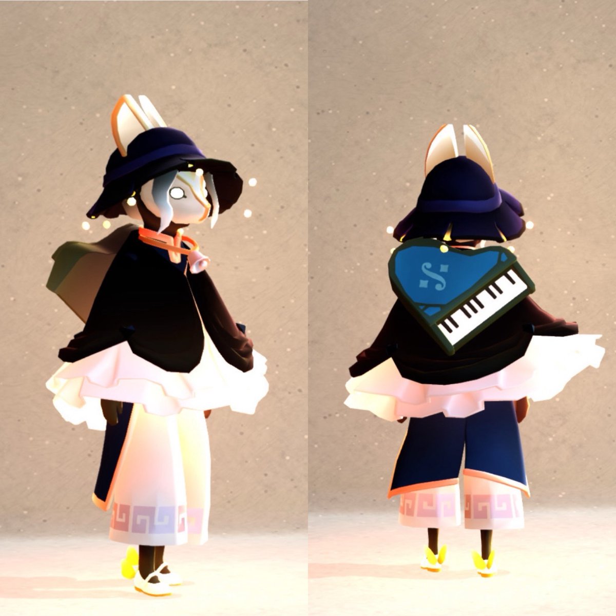 Milkphotograph's tweet photo. 今日の星の子
今日のコーデ　
#sky星を紡ぐ子どもたち
#skycotl 
#skyコーデ
#thatskygame
#重なる音色の季節　2026 https://t.co/BLDGH1K9pQ