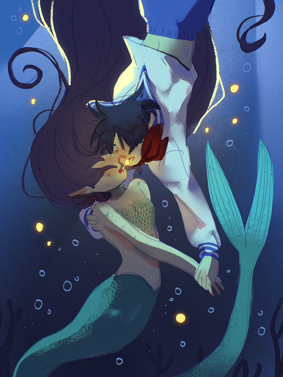 Day 5bof the #scaramonaWeek26

Mythical &amp; fairytales AU/ when he fell from his ship and the mermaid try to save her lover

#scaramonaweek #scaramona #genshinimpact