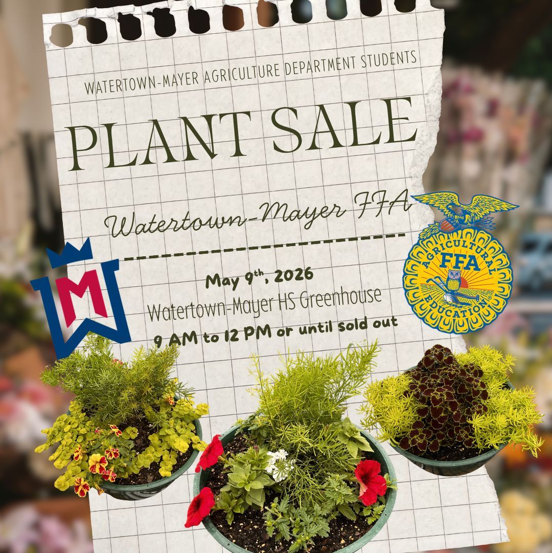 WMPublicSchools's tweet photo. 🌸💐The WM FFA is once again hosting their annual plant sale!
📅Saturday, May 9th
⏰9 AM- Noon *Or until they are sold out!
📍WM High School Greenhouse- Check out the map!🗺️
💳💲Cash and Card (New this Year!) are accepted!
💐🫑🪴Flowers, Veggies, & Herbs available!
#WMFFA https://t.co/bmVeZ7v5cl