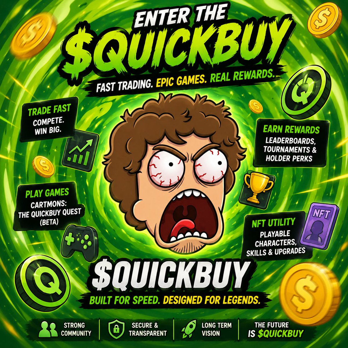 BoluwatifeDAO's tweet photo. $QUICKBUY: BUILDING BEYOND THE MEME
Most memecoins rely on hype.
$QUICKBUY is building an ecosystem.
Here’s a full breakdown of why this project deserves attention. 👇
#QUICKBUY @QuickBuyMeme #threadcontest https://t.co/eoXijHF1k0