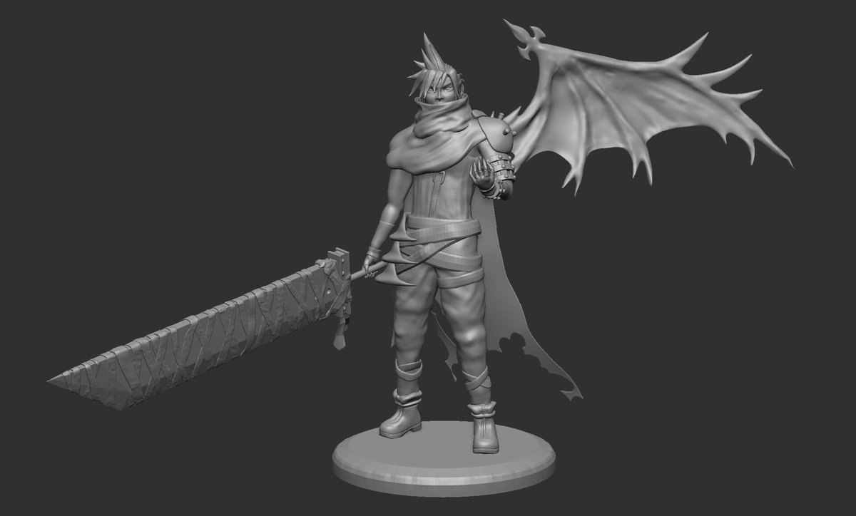 OpenHumna's tweet photo. 3D Character Model - Cloud
Character model of well known video game character Cloud Strife.
#Digital3D #3DPrinting
#CharacterModeling #NoAI https://t.co/Cu1JmPXU2J