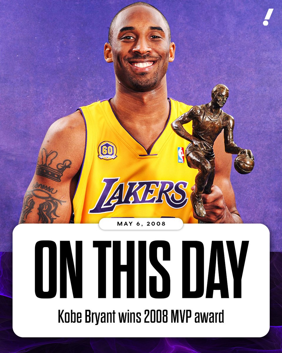 18 years ago, Kobe delivered a DOMINANT season to earn MVP honors 💜💛

▪️28.3 PPG
▪️5.4 APG
▪️6.3 RPG
▪️1.8 SPG
▪️45.9 FG%
▪️36.1 3P%