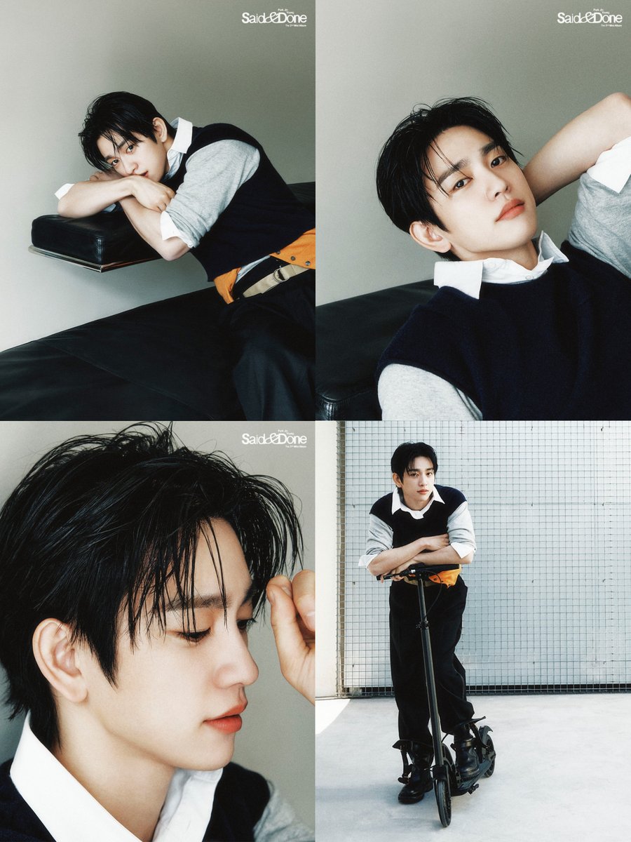 PARK JINYOUNG (박진영) [Said &amp; Done]: Concept Photo 2

PARK JINYOUNG The 2nd Mini Album [Said &amp; Done] 
➫ 2026.05.13 6PM (KST)

🔗 instagram.com/p/DYAGBvJj9OK
🔗 youtube.com/post/UgkxDsgcj…

🖤🩶🤍🧡🖤🩶🤍🧡
#SaidandDone #Jinyoung #진영
#박진영 #GOT7 <a href="/JINYOUNG/">박진영</a>