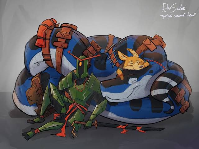 creativemechncs's tweet photo. Grasshopper, Nougat, and Typhon
#cyclopssamurai https://t.co/3QRNDPcsB2