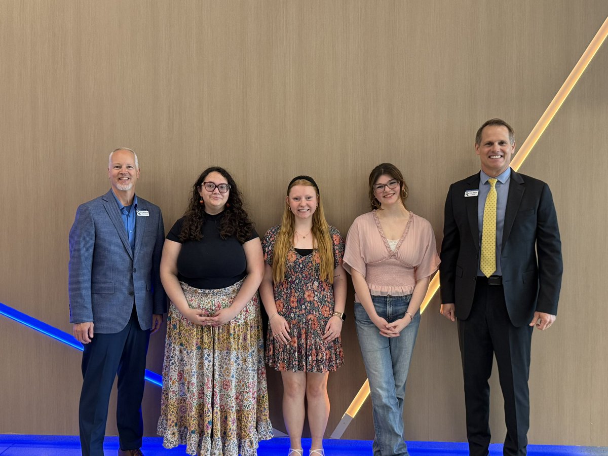 GCHS_Principal's tweet photo. On Monday, Dr. Olin and I had the privilege of attending the signing day event for these future educators. Congratulations to Remi Stearns, Carolina Sanders, Fallyn White, and Tovaria Smith (not pictured)! https://t.co/pCT4l4JHp6