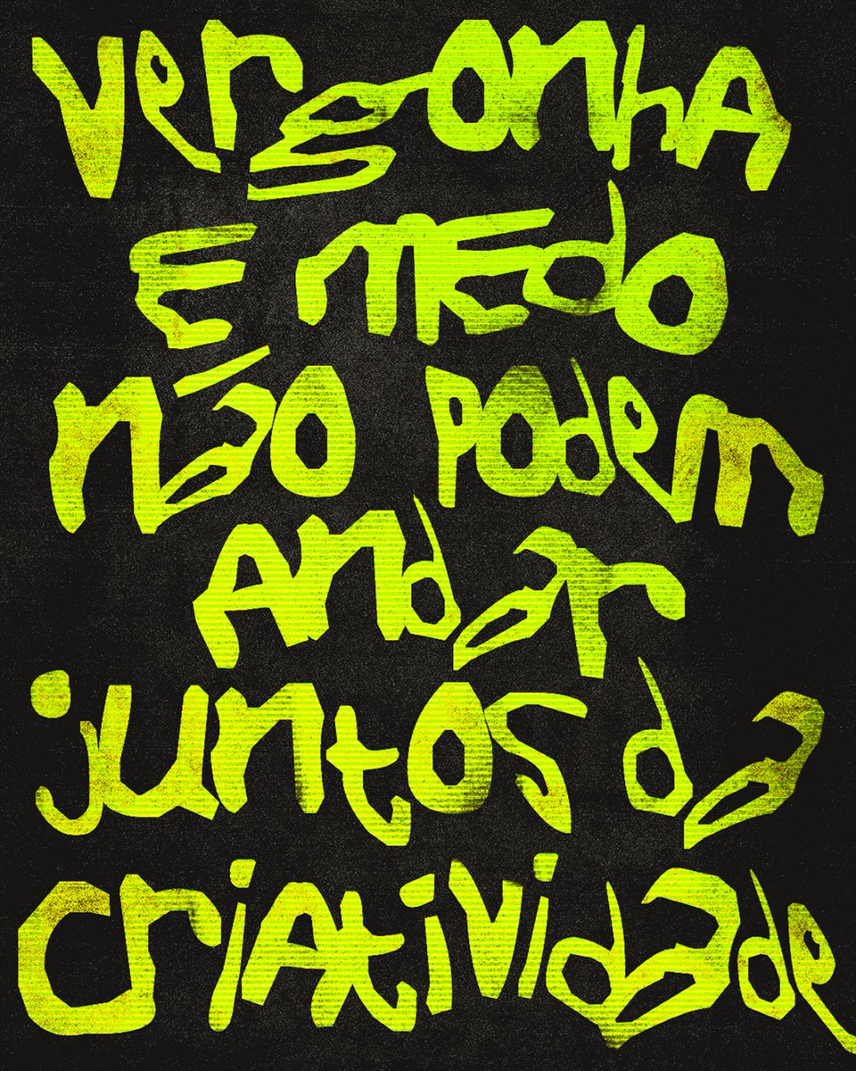 Não deixe de arriscar. Não esqueça de experimentar. Não subestime uma ideia. Não se envergonhe da sua imaginação e nunca tenha medo.