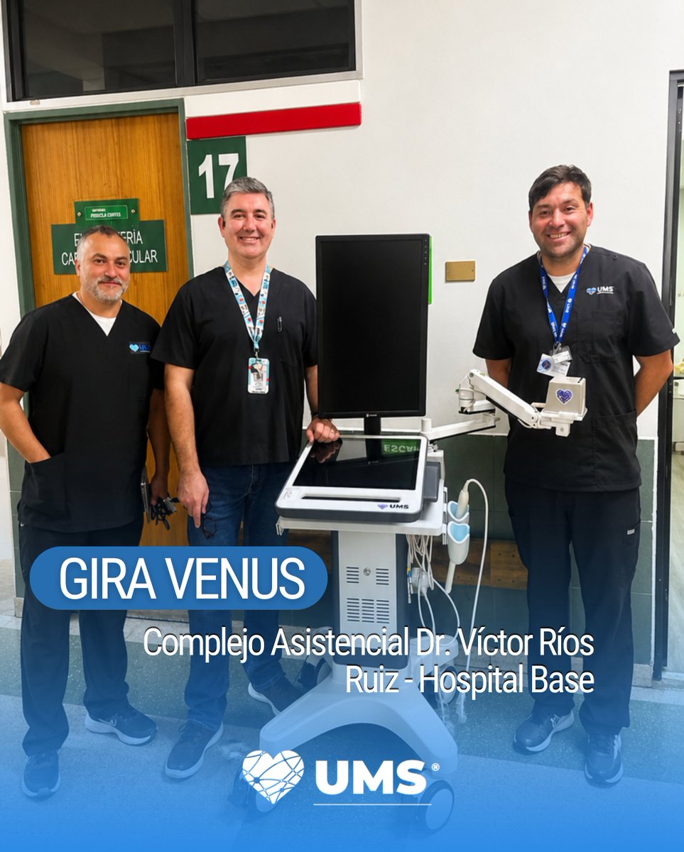 ChileUms's tweet photo. Estuvimos en el Complejo Asistencial Dr. Víctor Ríos Ruiz realizando una demo de VENUS, junto al Dr. Frank Ulloa y el equipo de urología 🙌

Innovación, precisión y tecnología en la práctica clínica.

🌐 https://t.co/aTMrkSHE9W
📞 +56 2 2624 0679 | +56 9 3426 7721 https://t.co/0wepk9k7JN