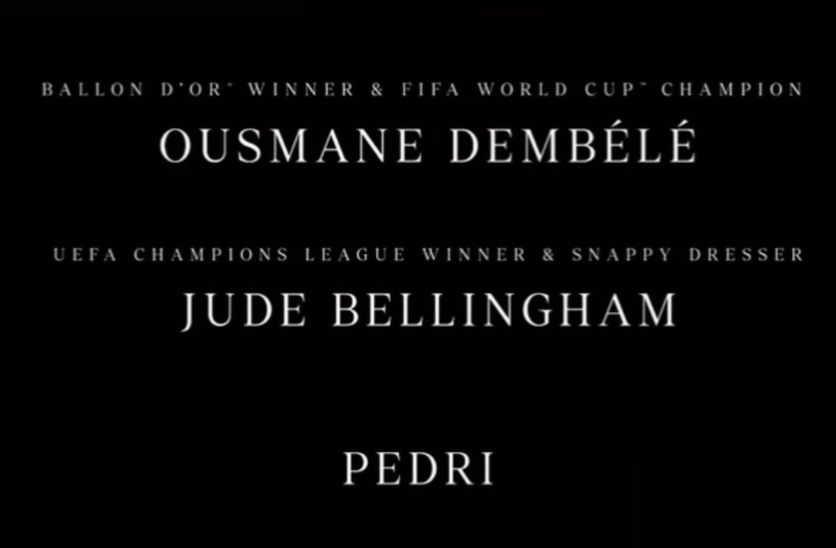 Addidas released a World Cup trailer showing each player’s name and achievements 

Pedri’s section was just blank 😭😭