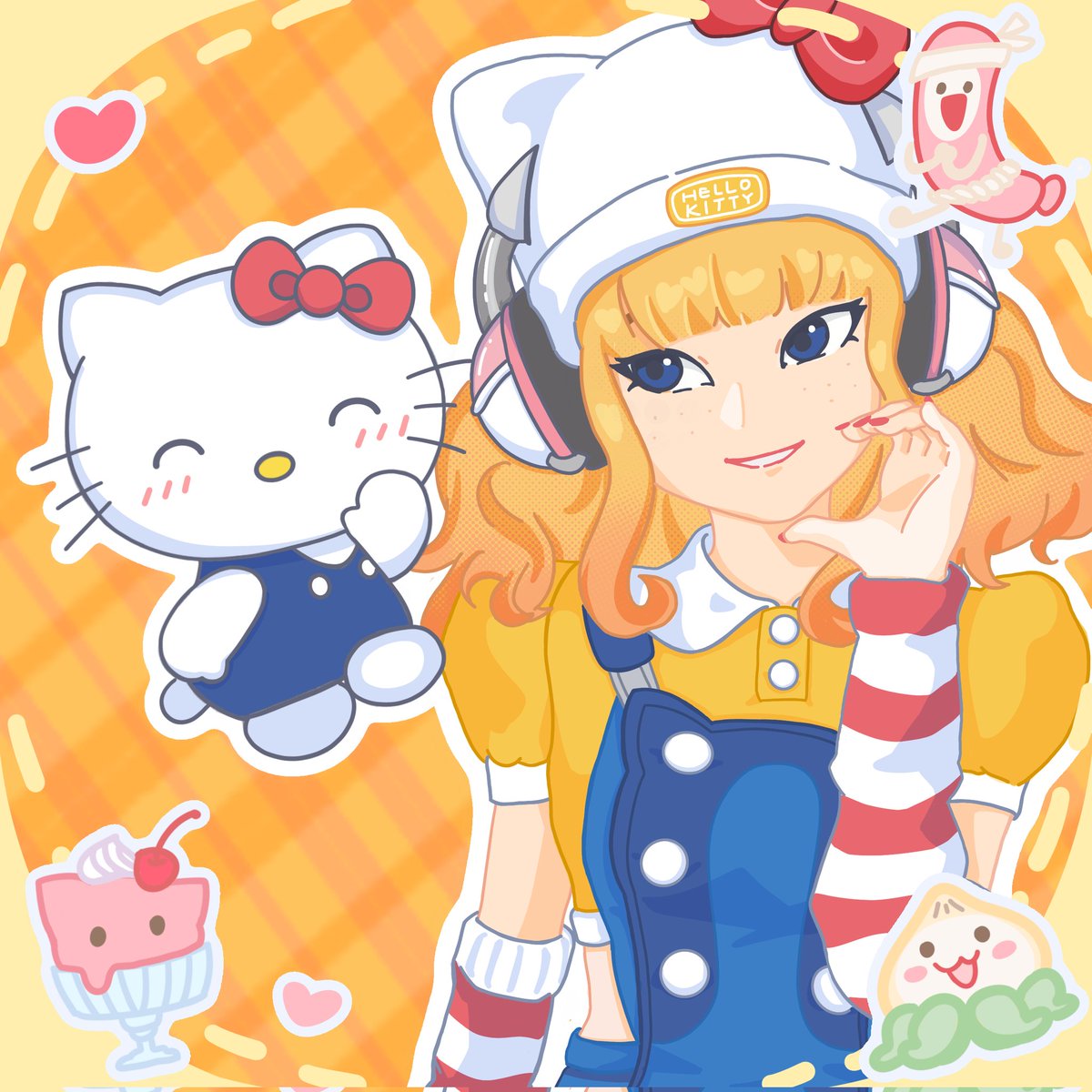 Erispopororo's tweet photo. #juno #overwatch #ow #HelloKitty https://t.co/EKVmVfsAt3