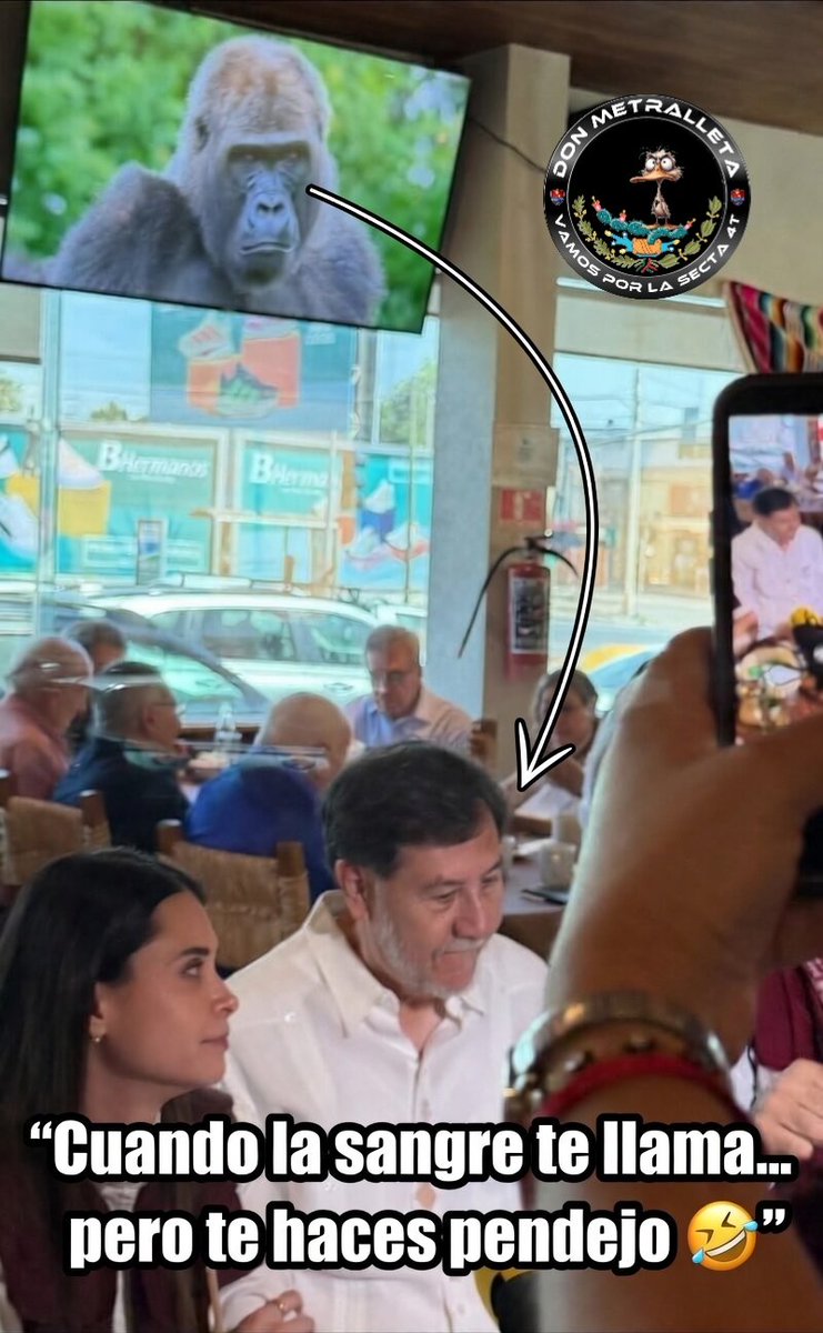 💥🩸SIN ESCAPE Y SIN PODER NEGARLO 🩸💥
Para arrobar @ al chango-leon escudero de la secta. 🤣
#SiguesTúAMLO 
#YoNoDefiendoNarcos
#MorenaTraidorALaPatria