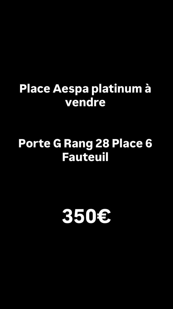 Yhatingmayze's tweet photo. Place Aespa à vendre ! #Aespa https://t.co/U36olmJWDO