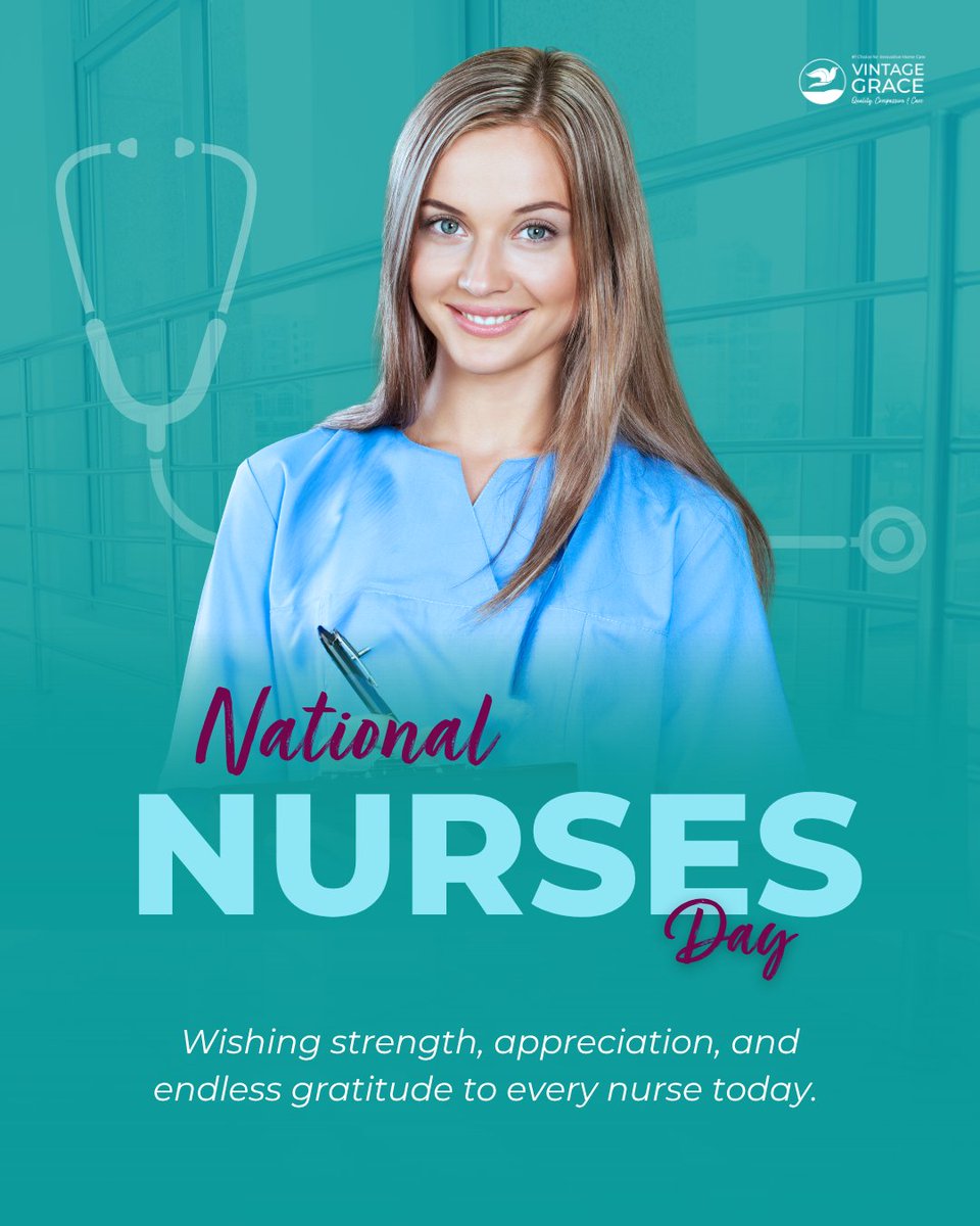 VGHomeCare's tweet photo. Happy National Nurses Day . To every #nurse — thank you for your #strength, #care, and #compassion. You are the heart of #healthcare.

#NationalNursesDay #nursesday #NurseAppreciation #HealthcareHeroes  #Gratitude https://t.co/seAPwjOzfA