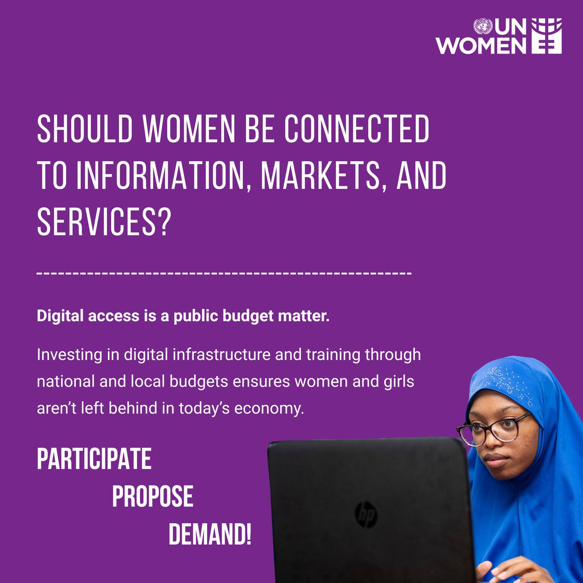 unwomentanzania's tweet photo. Budgets aren’t just numbers, they shape who gets access to tech, markets, essential services, and more.

Making sure planning and budgeting consider the different realities women and men face helps ensure public resources reach everyone who needs them.

#ParticipateProposeDemand https://t.co/xvAKRpXvov
