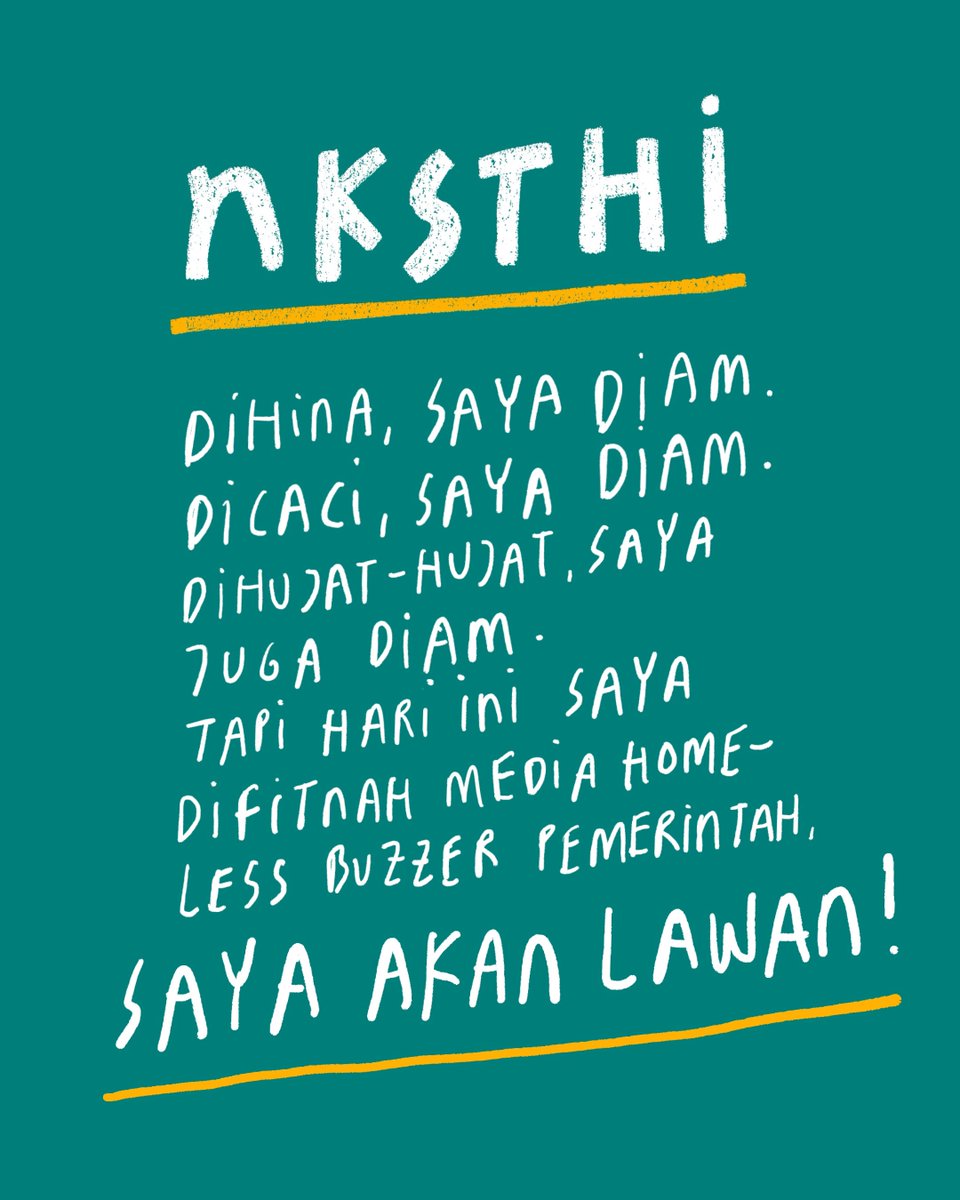 Nanti Kita Sambat Tentang Hari Ini tweet media