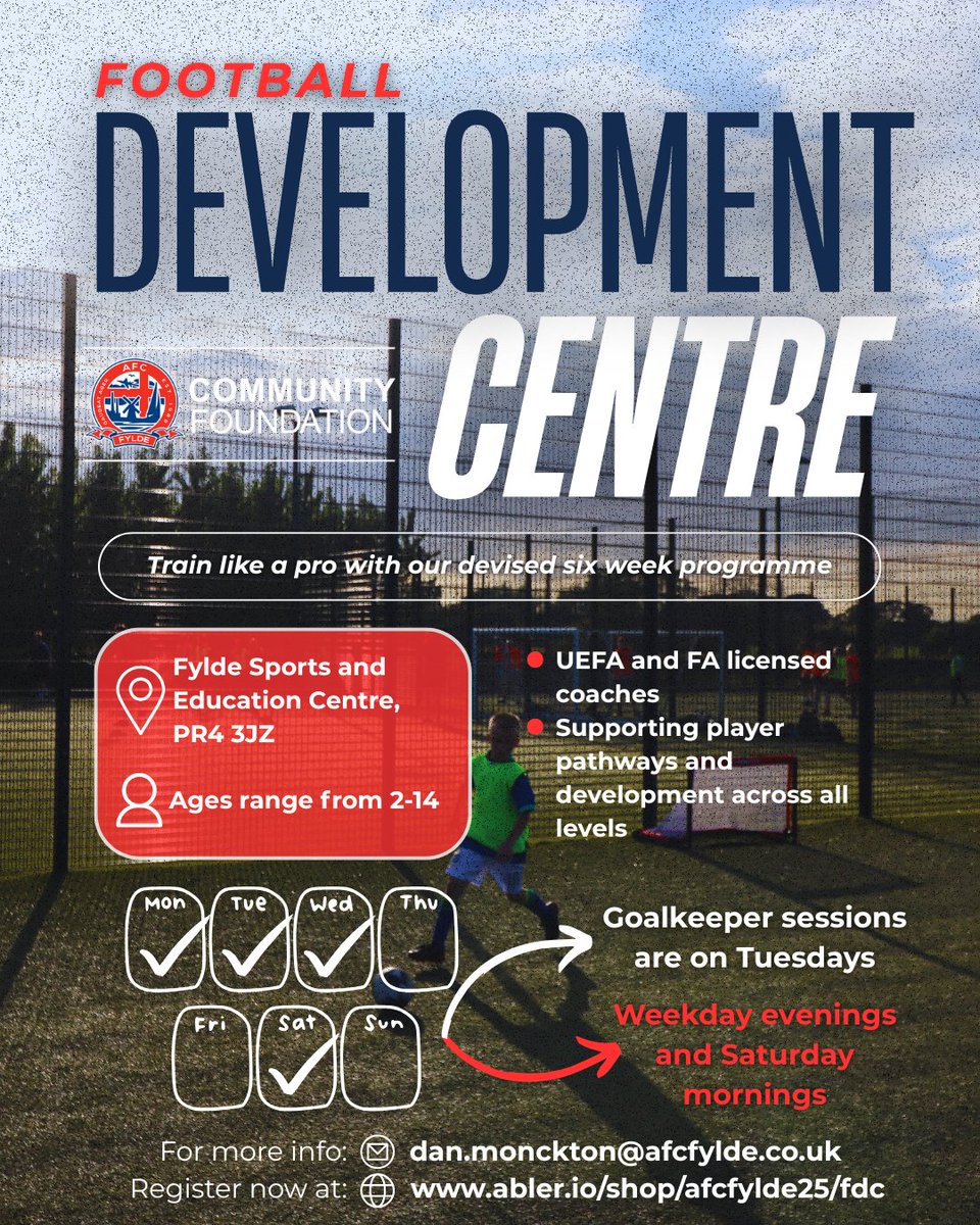 AFC Fylde Community Foundation tweet media