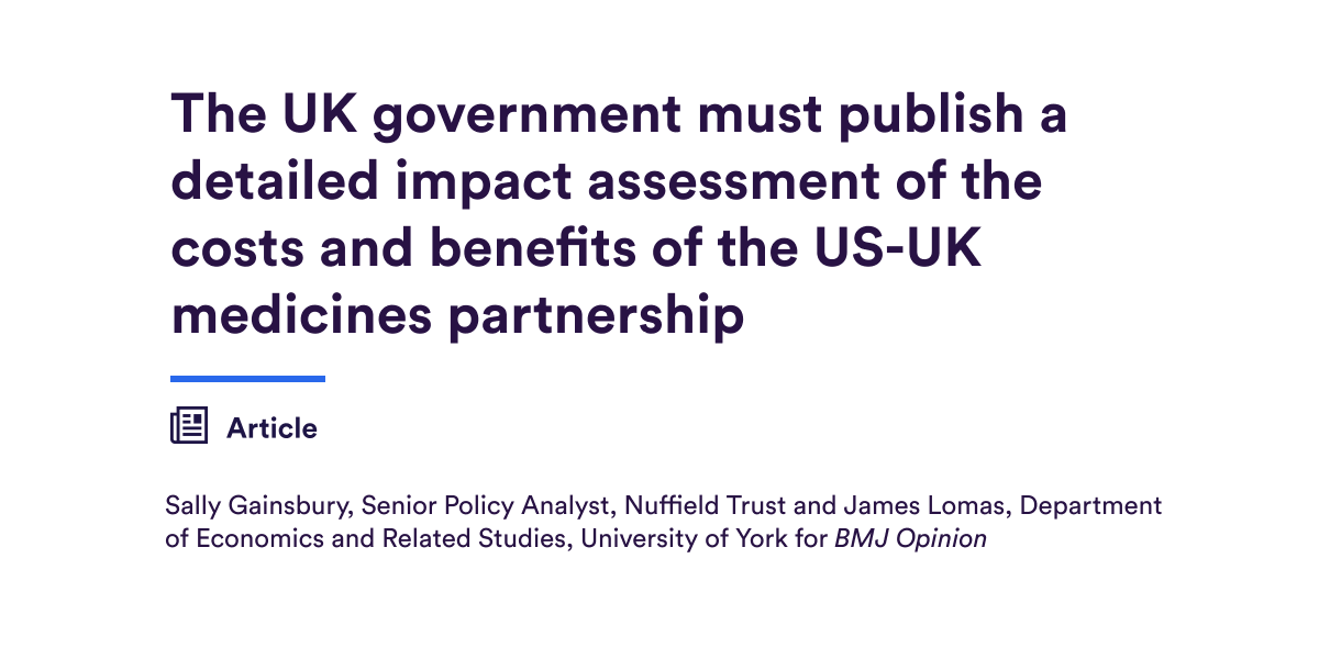 Nuffield Trust tweet media