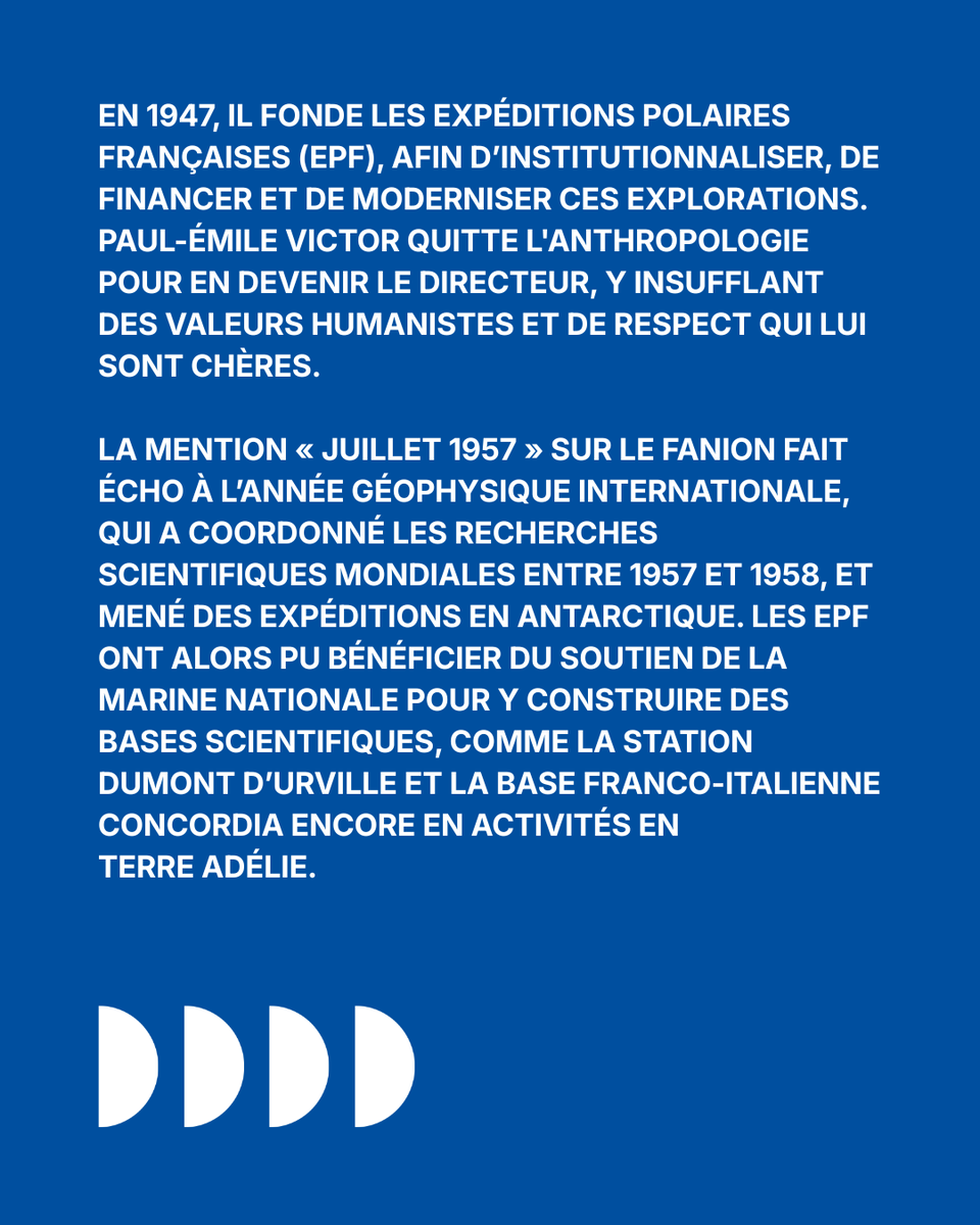 MuseeArmee's tweet photo. [#Explorations] Ce fanion, dédicacé par l’ethnologue Paul-Emile Victor, est le témoin de la présence française dans les pôles. 

👉 Venez découvrir cet objet dans l'exposition "Explorations : une affaire d’État ?", jusqu'au 16 août au musée de l'Armée.

#Museearmee #explorations https://t.co/jPajAdCMcL