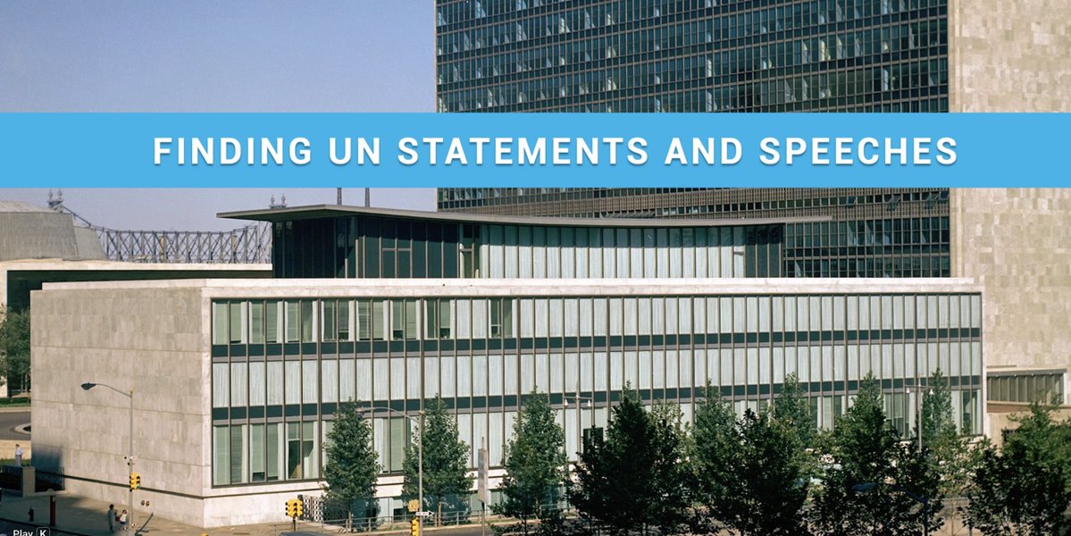 UN Library tweet media