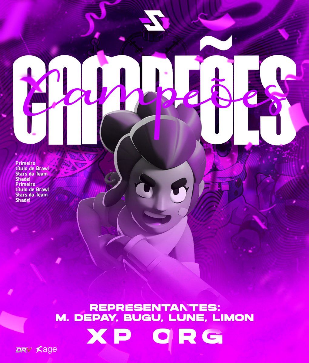 shadeggaming's tweet photo. Campeões 🏆 

Vencemos a Org Xp de Brawl Stars, classificando para o campeonato pago!

Agradecemos nossa line, M. Depay, Bugu, Lune e Limon, e nossa staff, @nextdavi_ e @'antoguibs

#IssoÉShade https://t.co/iJVF6Jr57r