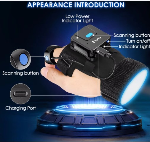 shopping_soma's tweet photo. "Wearable glove design ebong wireless scanning—paben purno hands-free efficiency ebong fast 2D QR barcode reading performance!"
Buy - https://t.co/SzQar997nx

#BarcodeScanner
#WearableTech
#InventoryManagement
#WirelessScanner
#EyoyoScanner https://t.co/HTDnXTp31X