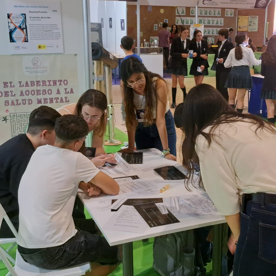 ibis_sevilla's tweet photo. 🟠 SCIENCE |

Continuamos por la tarde en el stand 114 de la #24FeriaCiencia con otras 3 actividades: “Mente en juego”, “Co-creando Rutas de Acceso a la Salud Mental” y “De VIH, epigenética y shock and kill”, sobre salud mental, emociones y VIH. https://t.co/K1RalFqAjY