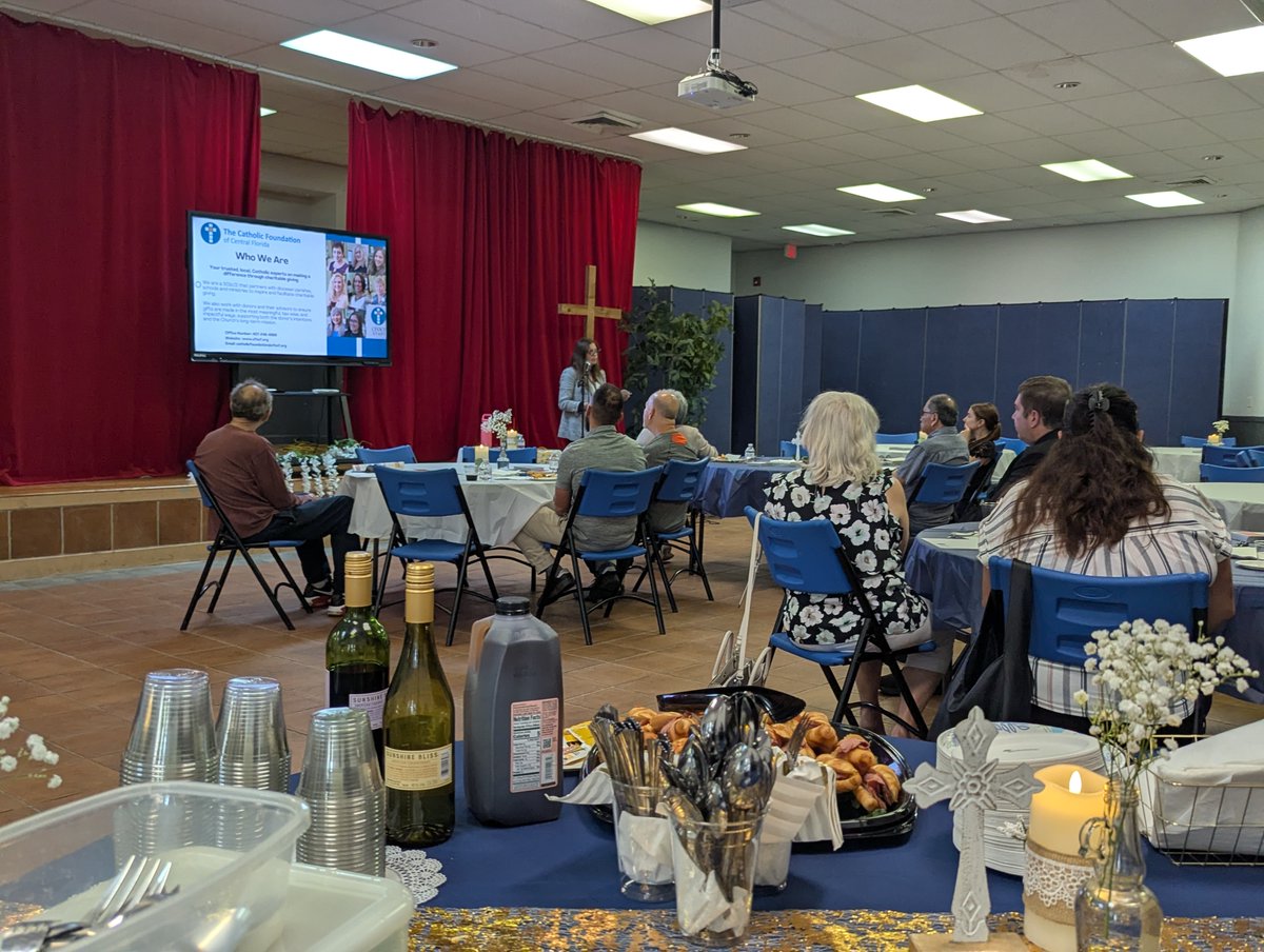 cf_ocf's tweet photo. The Catholic Foundation, in partnership with St. Mary Catholic Church in Rockledge, hosted a Legacy Planning Seminar.

Thank you to Michelle Rivera of Overstreet Law, Fr. Joe Shaute, and all who joined us.

Learn more: https://t.co/5oVo2o1xGz https://t.co/NqL1x4TVyb