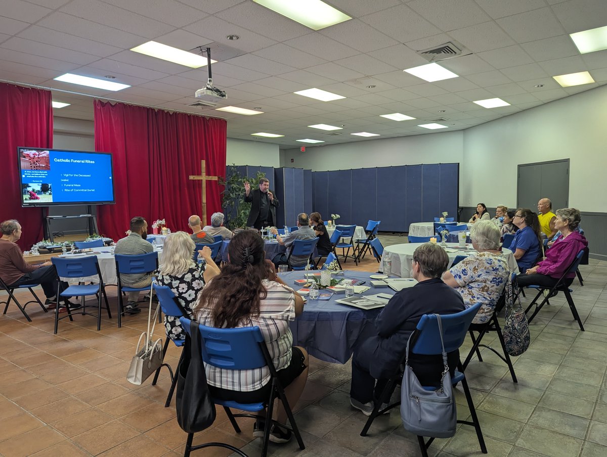 cf_ocf's tweet photo. The Catholic Foundation, in partnership with St. Mary Catholic Church in Rockledge, hosted a Legacy Planning Seminar.

Thank you to Michelle Rivera of Overstreet Law, Fr. Joe Shaute, and all who joined us.

Learn more: https://t.co/5oVo2o1xGz https://t.co/NqL1x4TVyb