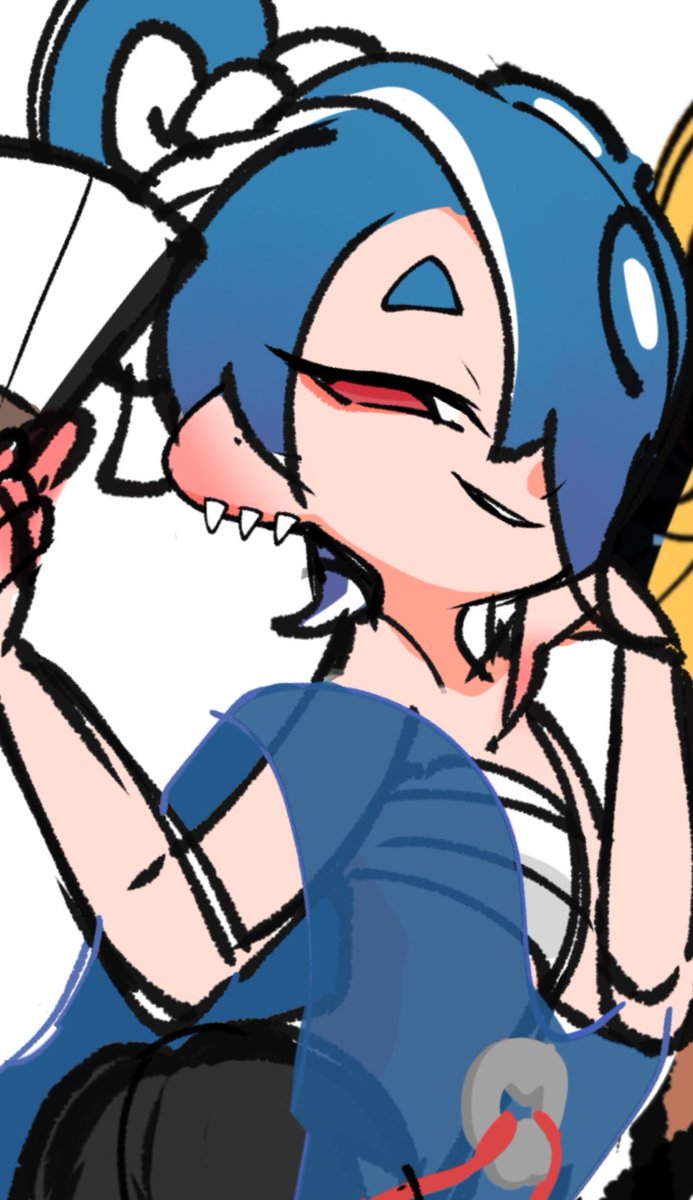 結局自分の描く💙の顔がめっちゃ好みみたいなとこある
