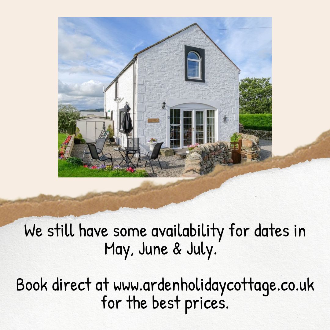 ArdenCottage's tweet photo. Nestled in a quiet rural location in Dumfries &amp; Galloway, our cottage still has some availability in May, June and July, including May half-term. The cottage sleeps five people comfortably with a double, twins, single room, bathroom, and a separate toilet and shower room https://t.co/W3aiaKo8kx