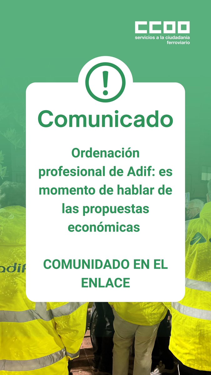 CCOO FERROVIARIO tweet media